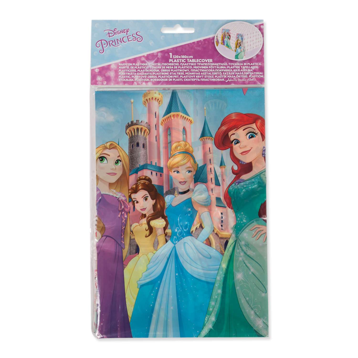Пластиковая скатерть Princess Heartstrong 120x180 см - фото 3