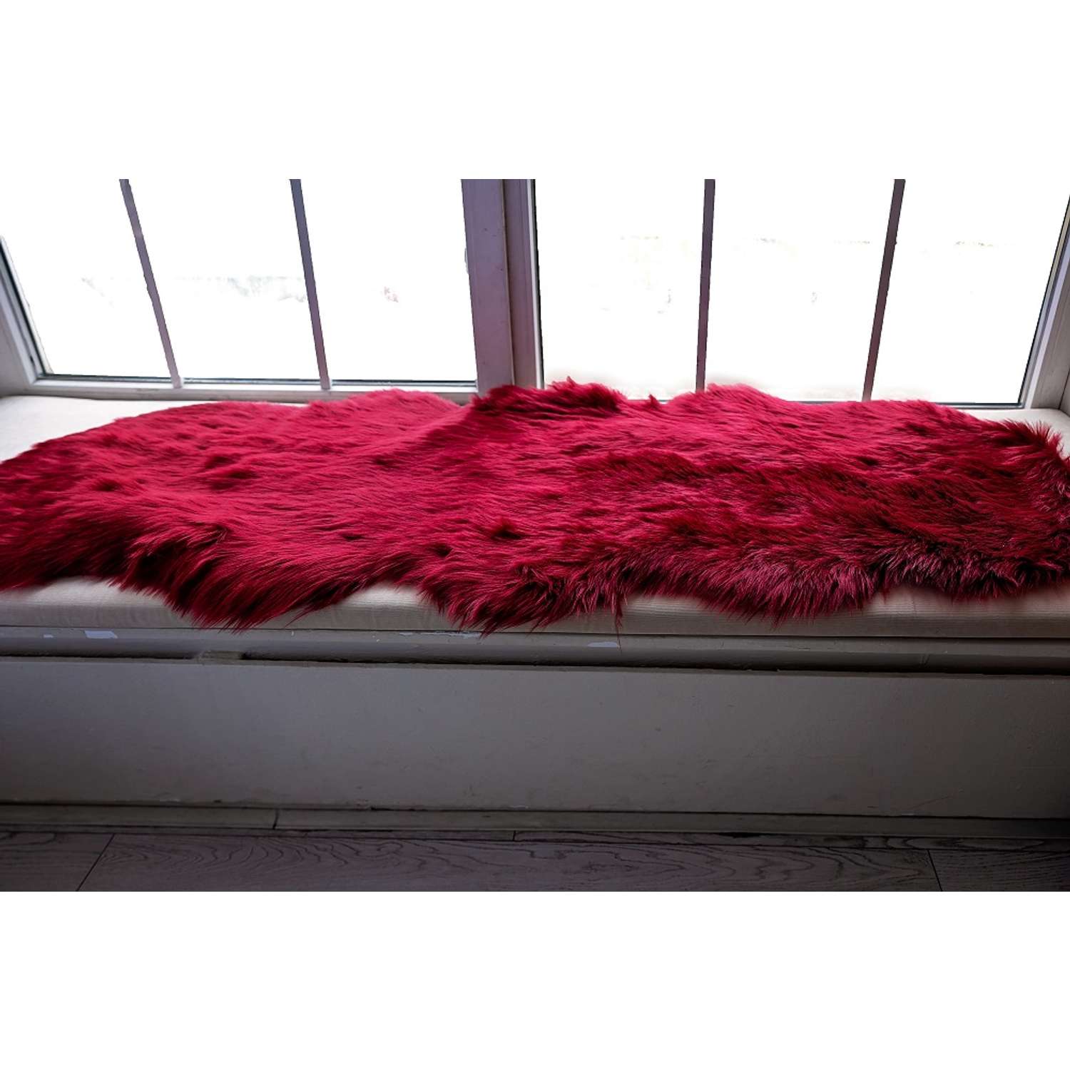 Коврик прикроватный Strawberry dreams 60х180 см бордовый - фото 2