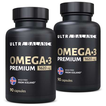 Омега 3 премиум рыбий жир UltraBalance бад витамины для взрослых беременных и кормящих женщин витаминный комплекс 180 капсул