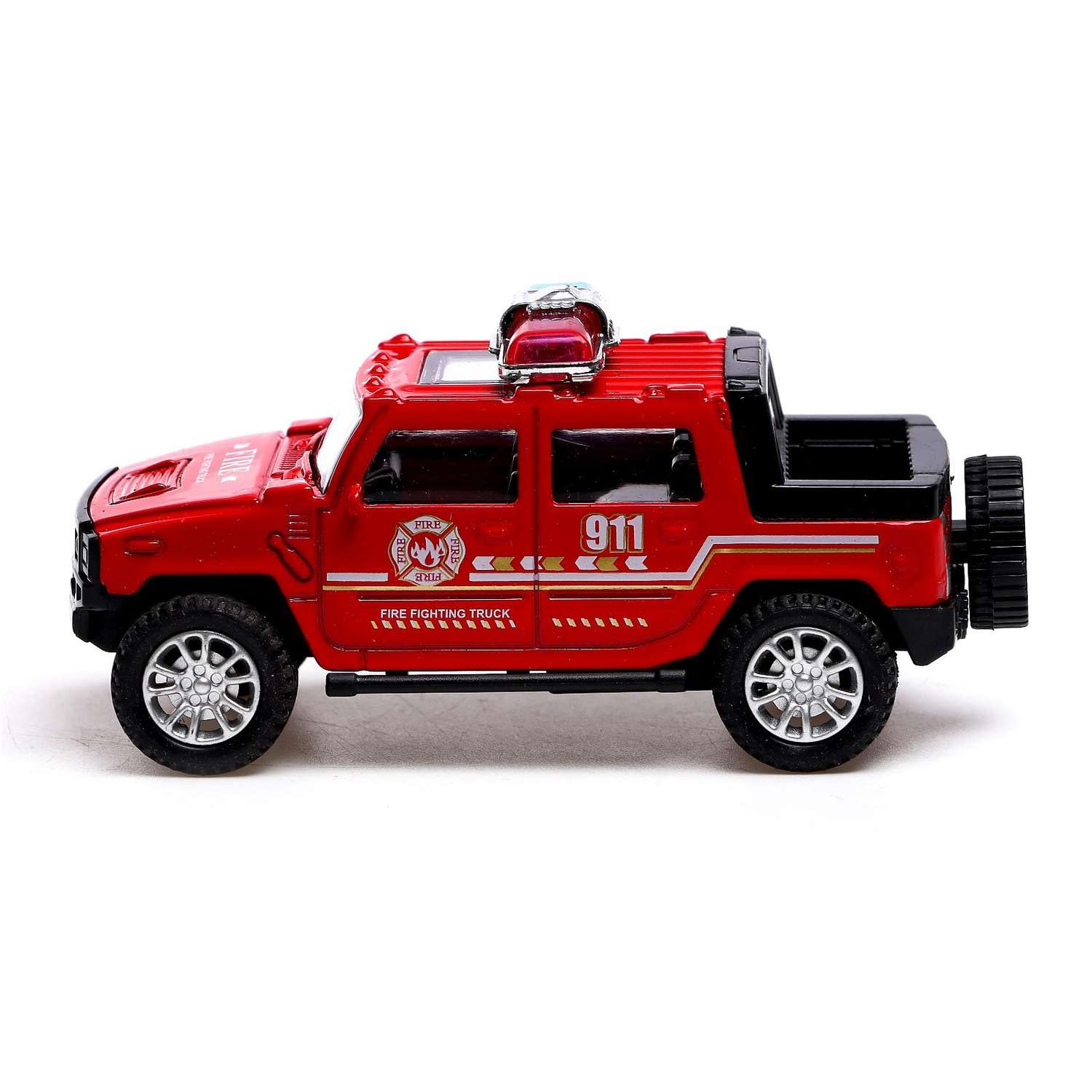 Машина Автоград металлическая «Пожарная служба» масштаб 1:43 инерция 3232591 - фото 2
