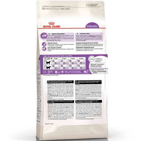 Корм ROYAL CANIN Sterilised 37 сухой 0.2кг для стерилизованных кошек