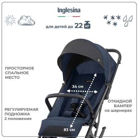 Прогулочная коляска INGLESINA Maior Цвет Polar Blue