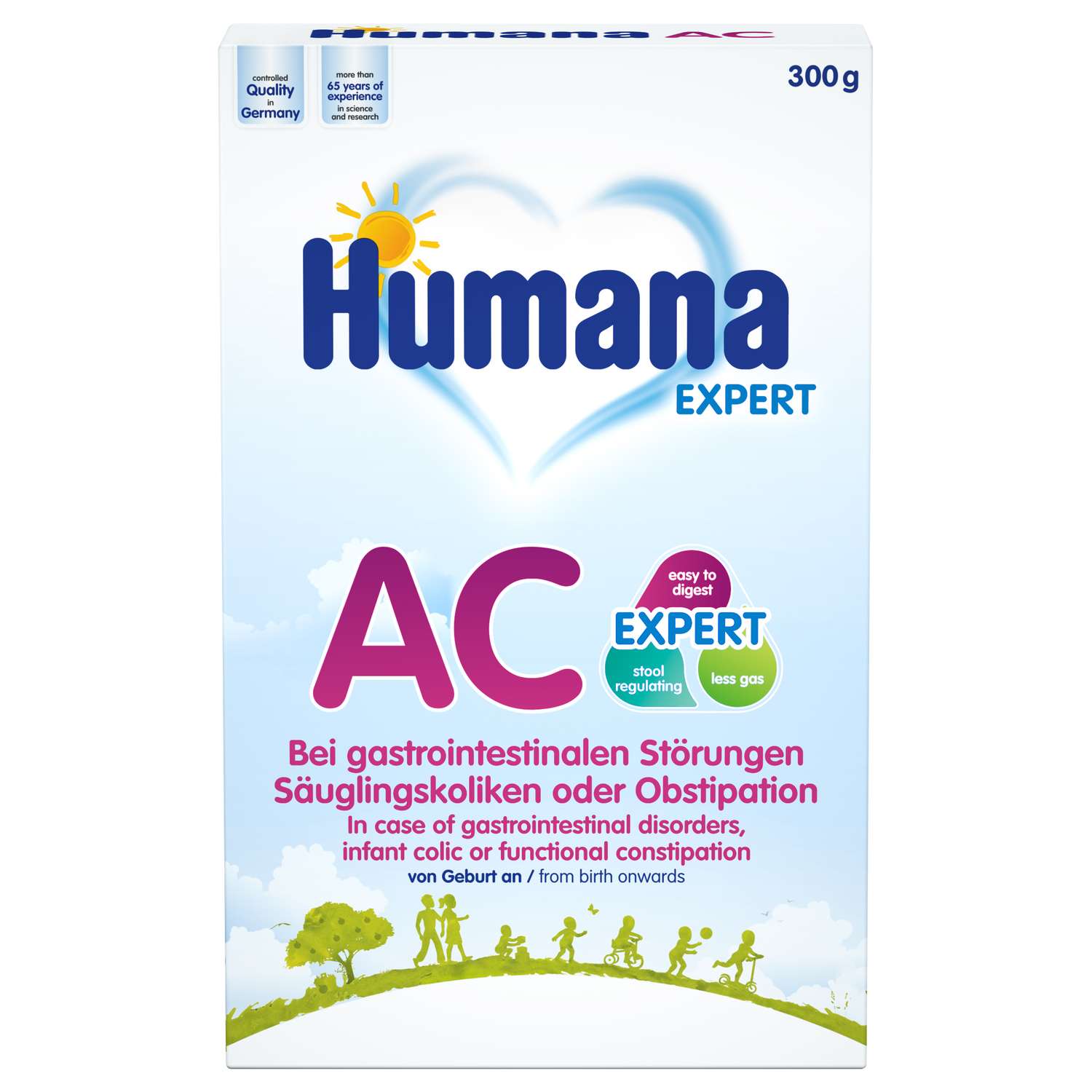 Смесь Humana Эксперт AC антиколиковая 300г с 0месяцев Humana - фото 1