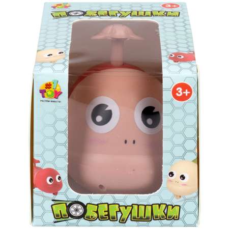 Заводная игрушка для малышей 1TOY Побегушки Черепаха с детенышем инерционная красный панцирь