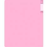 Папка Бюрократ 40шт вкладышей A4 пластик 0.7мм розовый аметист