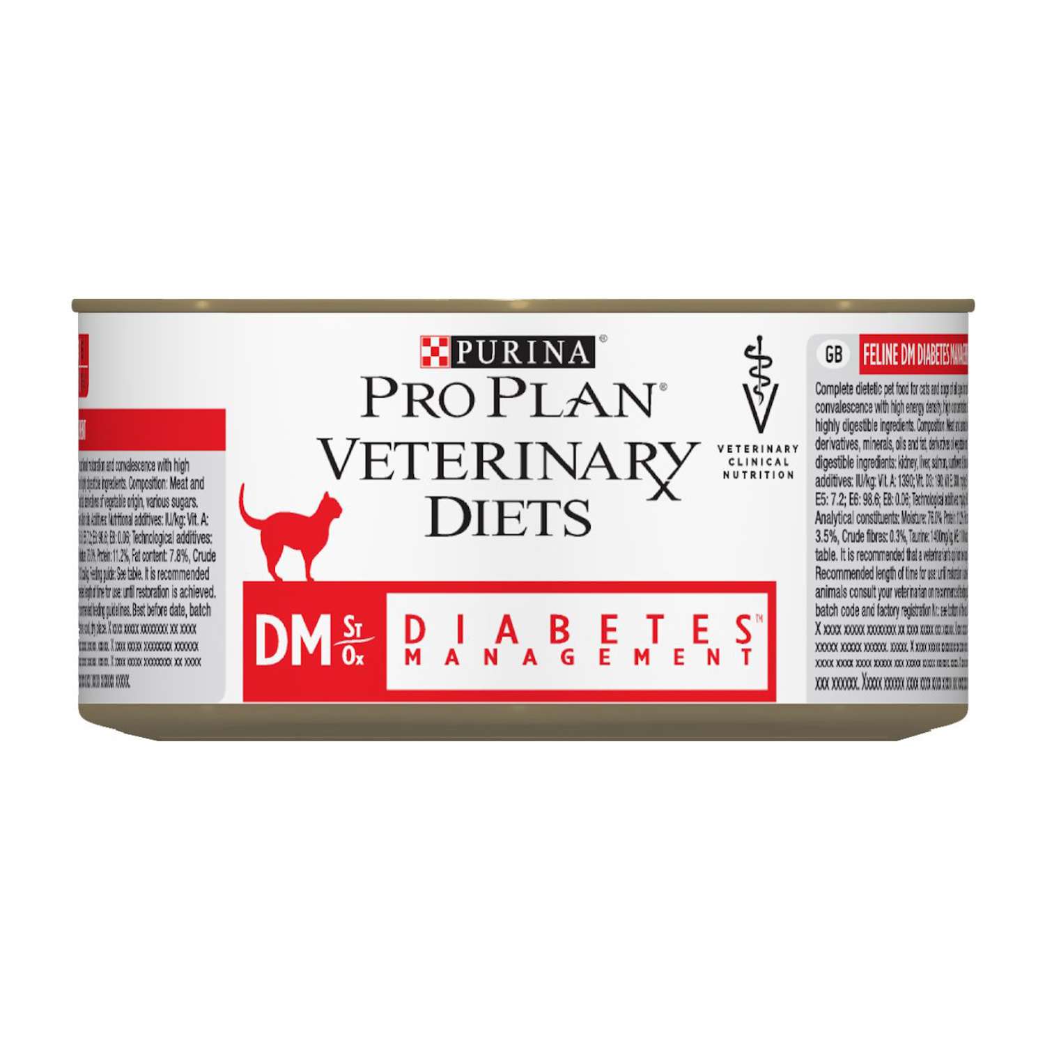 Корм для кошек Purina Pro Plan Veterinary diets DM при диабете консервированный 195г - фото 2
