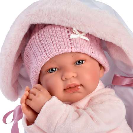 Кукла LLORENS младенец Тина 44 см в конверте со звуком