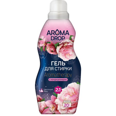 Гель для стирки Aroma Drop Aromatherapy 2в1 Цветочный микс 1л