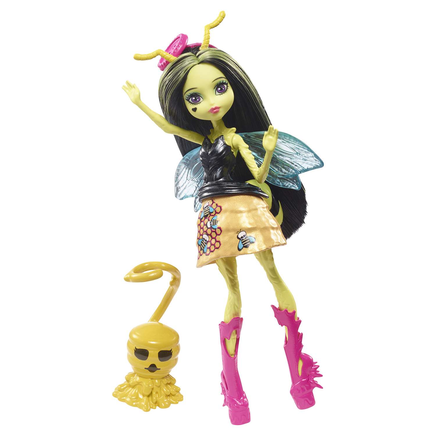 Мини-кукла Monster High Цветочные монстрики с питомцами FCV49 FCV47 - фото 1