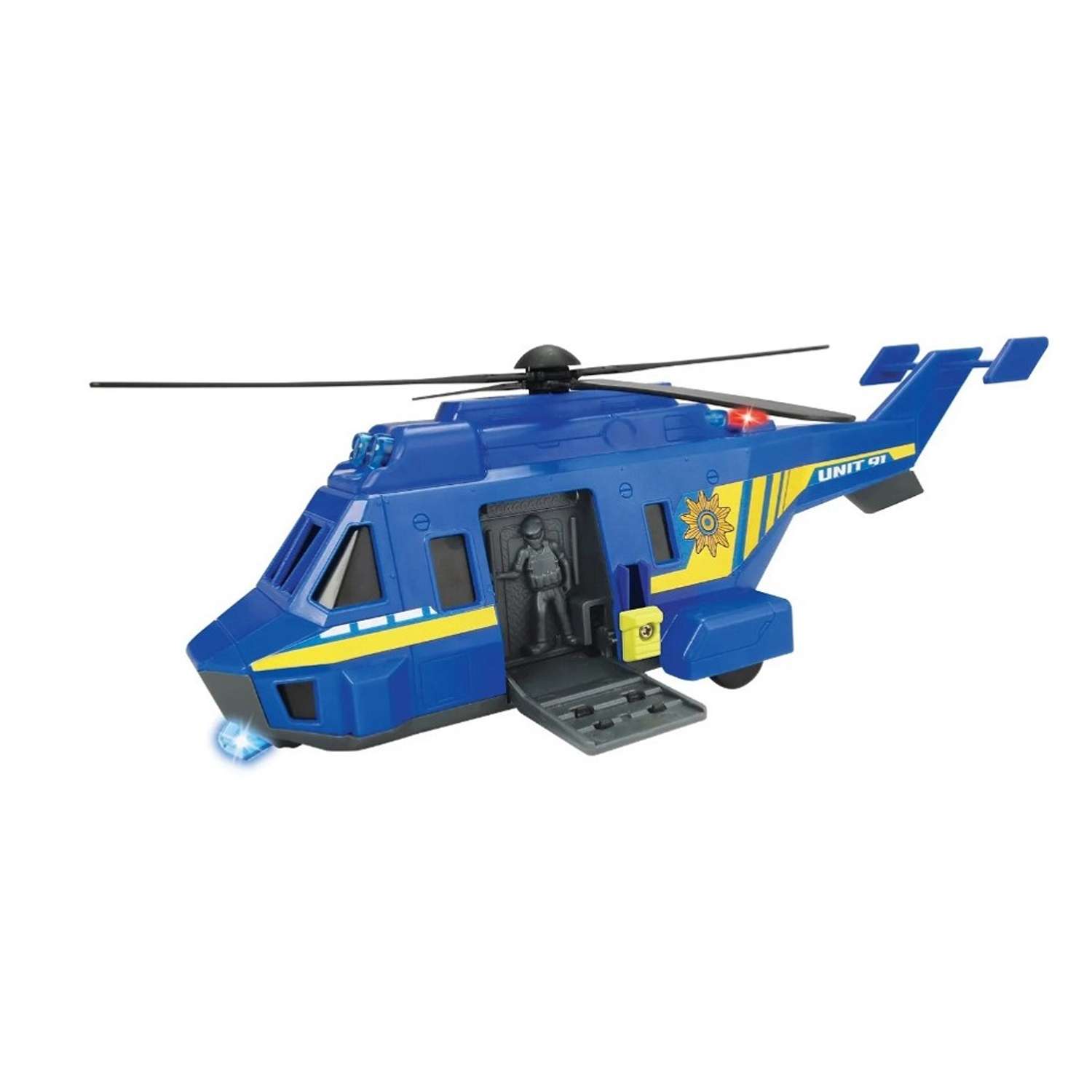 Полицейский вертолет DICKIE со светом и звуком 26 см 3714009 - фото 3