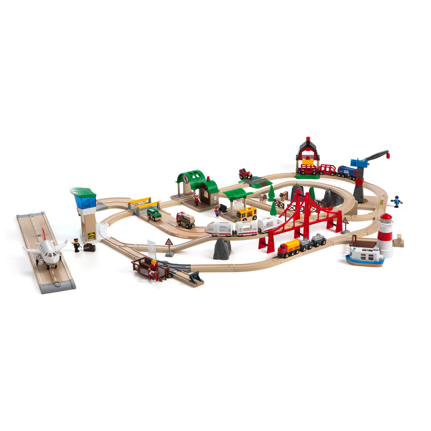 BRIO игровой набор супер-делюкс Город с аэропорт 33766