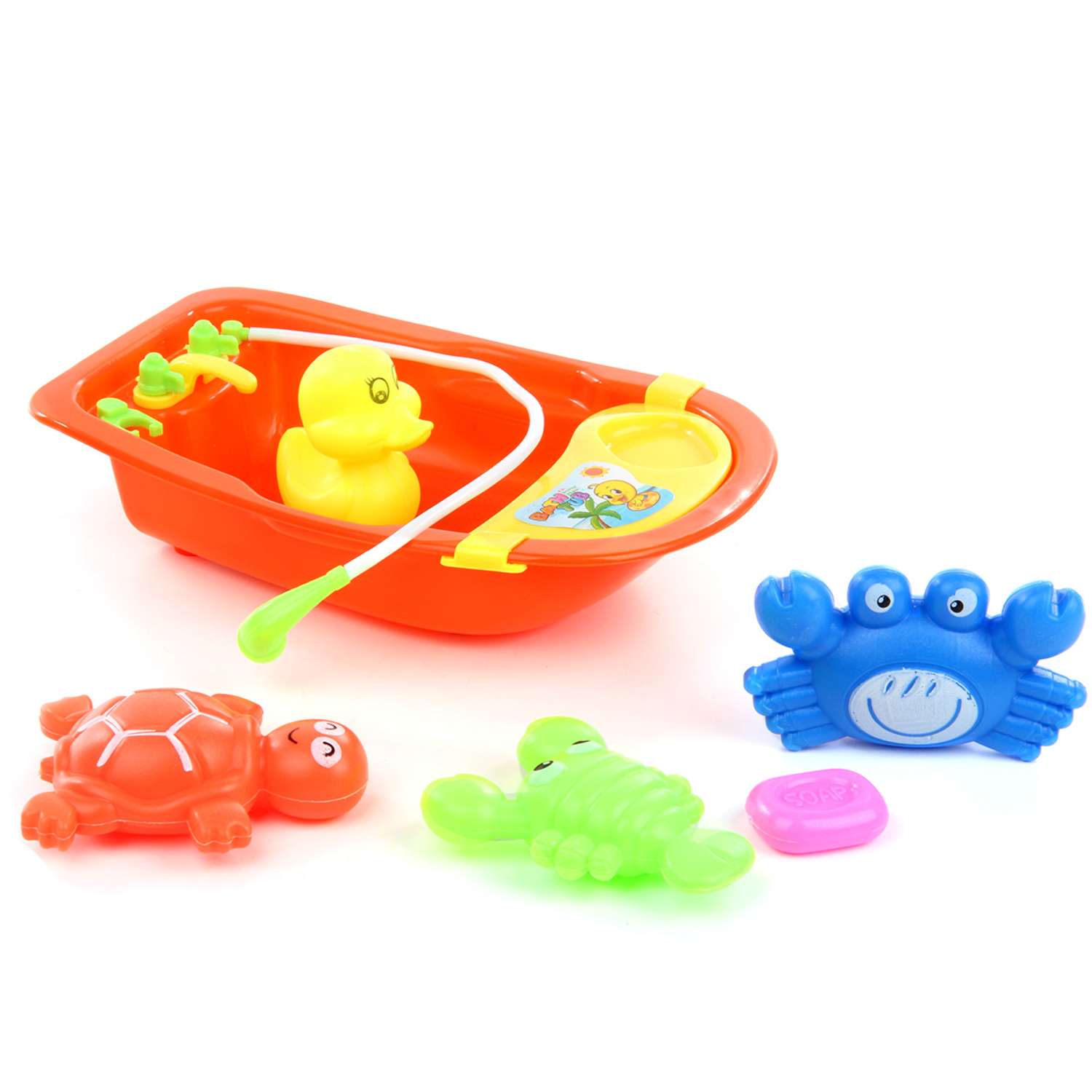 Игрушки для купания Veld Co с ванной - фото 1