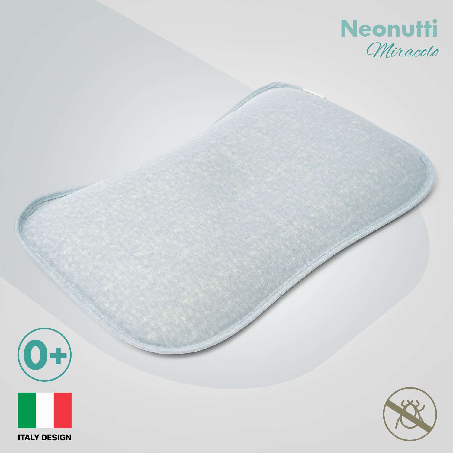 Подушка для новорожденного Nuovita Neonutti Miracolo Dipinto Синяя - фото 2