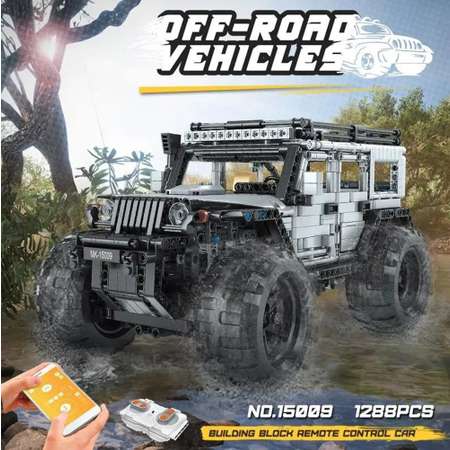 Конструктор Mould King Jeep Wrangler-Expedition с моторизацией 1288 деталей