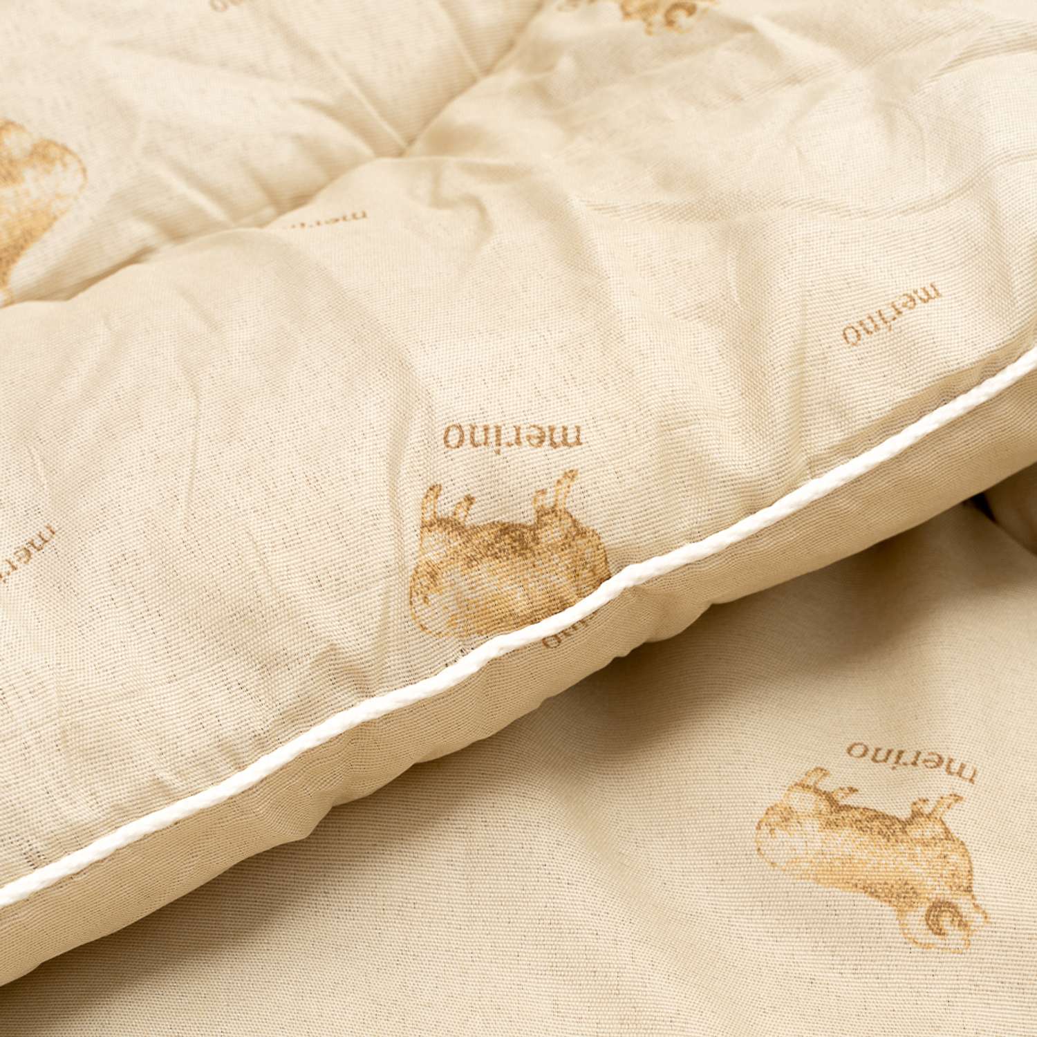 Одеяло 2 спальное Vesta Меринос Клео теплое 172х205см - фото 3
