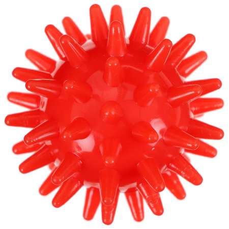 Мяч массажный ONLITOP «Ёжик» d=45 см цвет красный