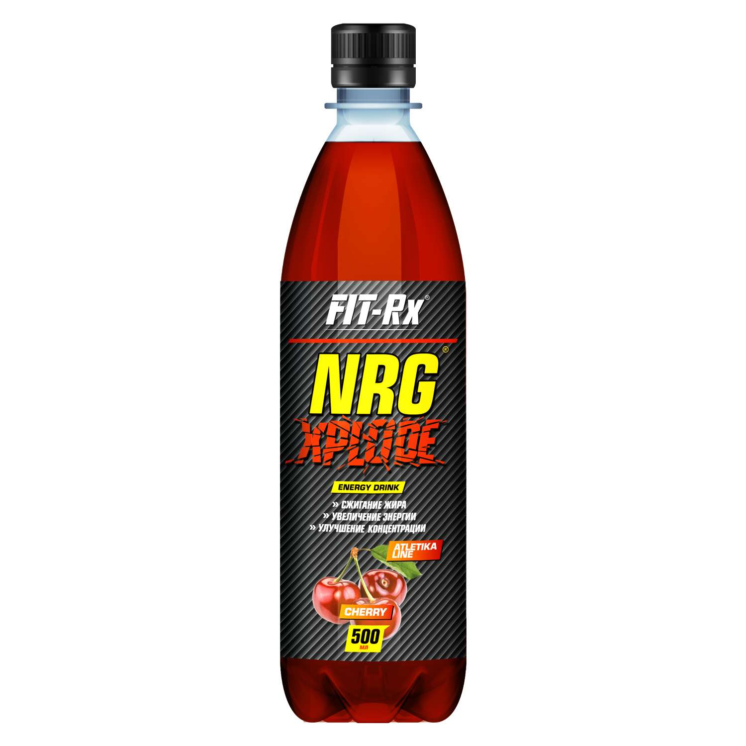 Напиток безалкогольный Fit-Rx NRG Xplode вишня 500мл - фото 1