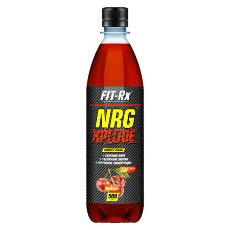 Напиток безалкогольный Fit-Rx NRG Xplode вишня 500мл