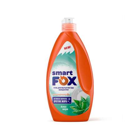 Гель для мытья посуды Smart Fox Алоэ вера 0.4л