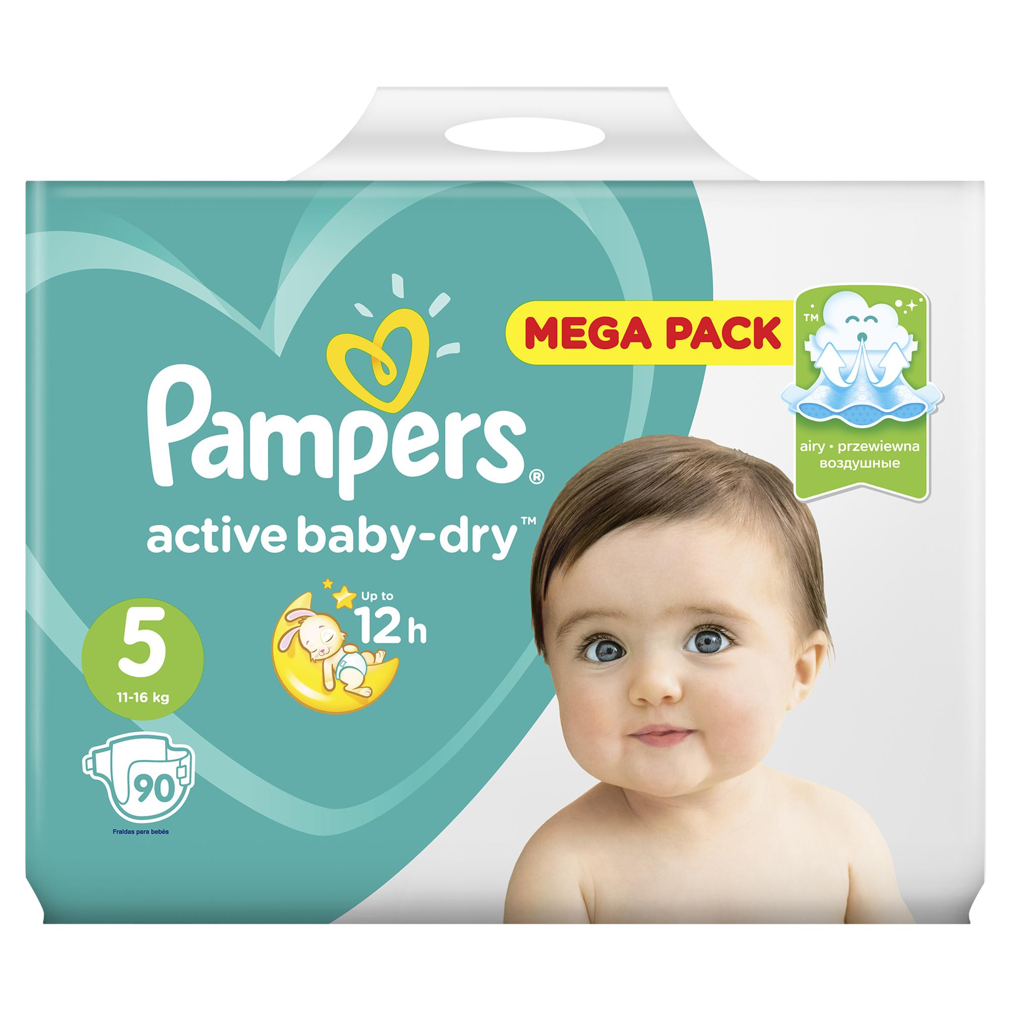 Подгузники Pampers Active Baby-Dry 5 11-16кг 90шт - фото 10