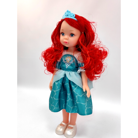 Кукла принцесса Ариель SHARKTOYS в платье 32 см коллекция принцесса