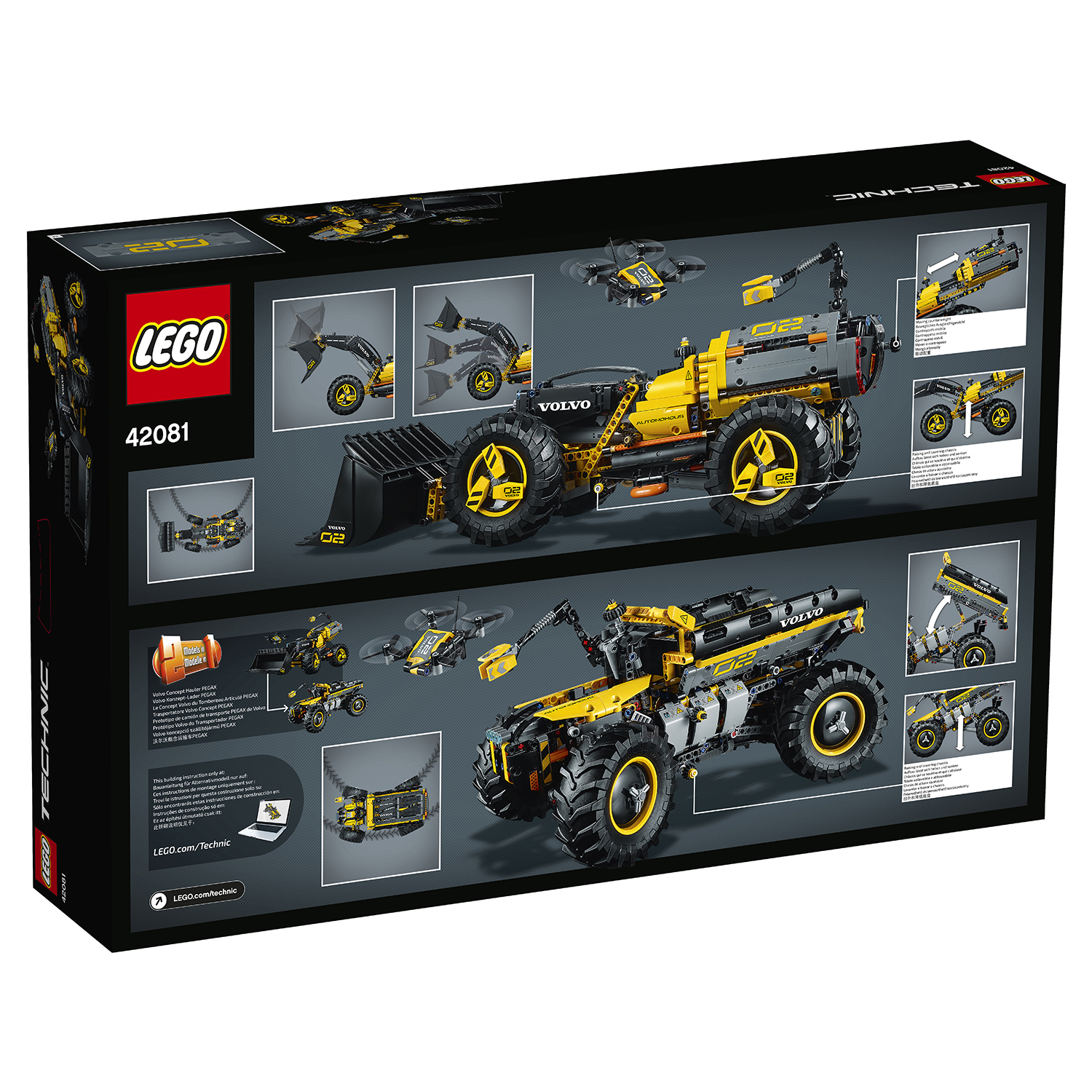 Конструктор LEGO Technic Volvo колёсный погрузчик ZEUX 42081 - фото 3