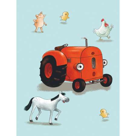 Книга Маленький красный Трактор и оленёнок иллюстрации Госсенса