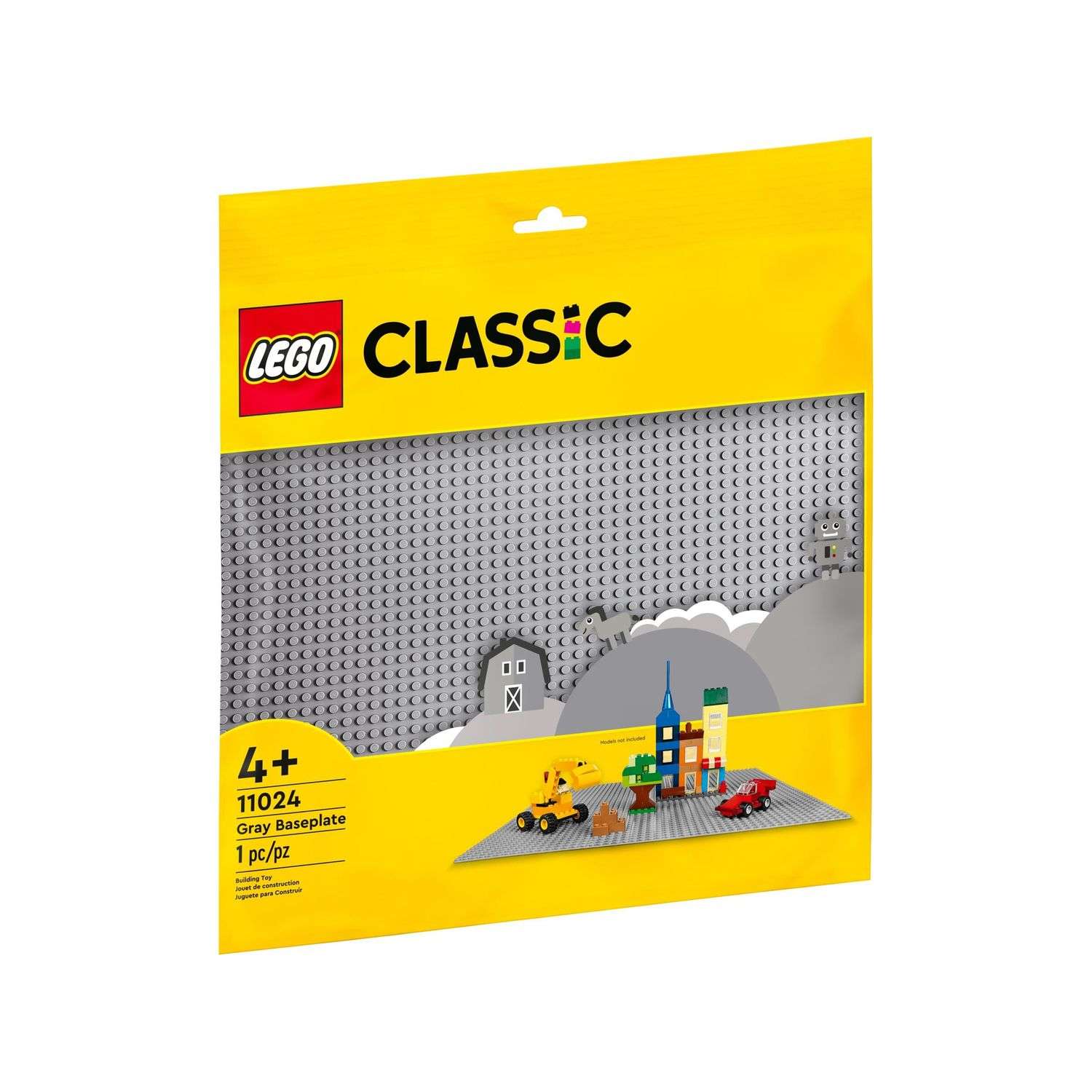 Конструктор LEGO Classic Базовая пластина Серая 11024 - фото 1