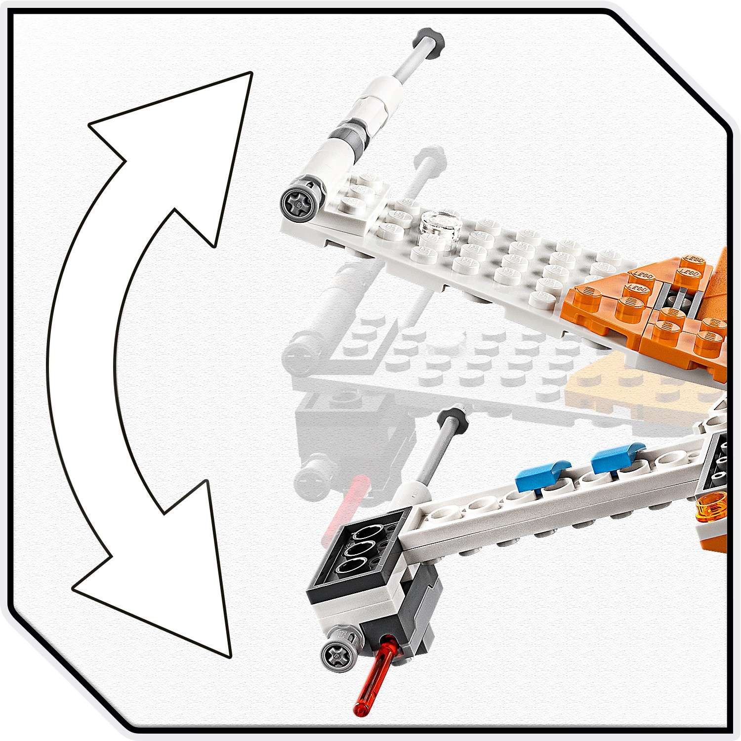 Конструктор LEGO Star Wars Истребитель типа Х По Дамерона 75273 - фото 16
