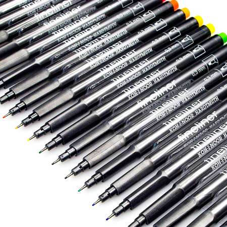 Линеры Koh-I-Noor Fineliners 0.3мм 24цвета 777021BD01TE