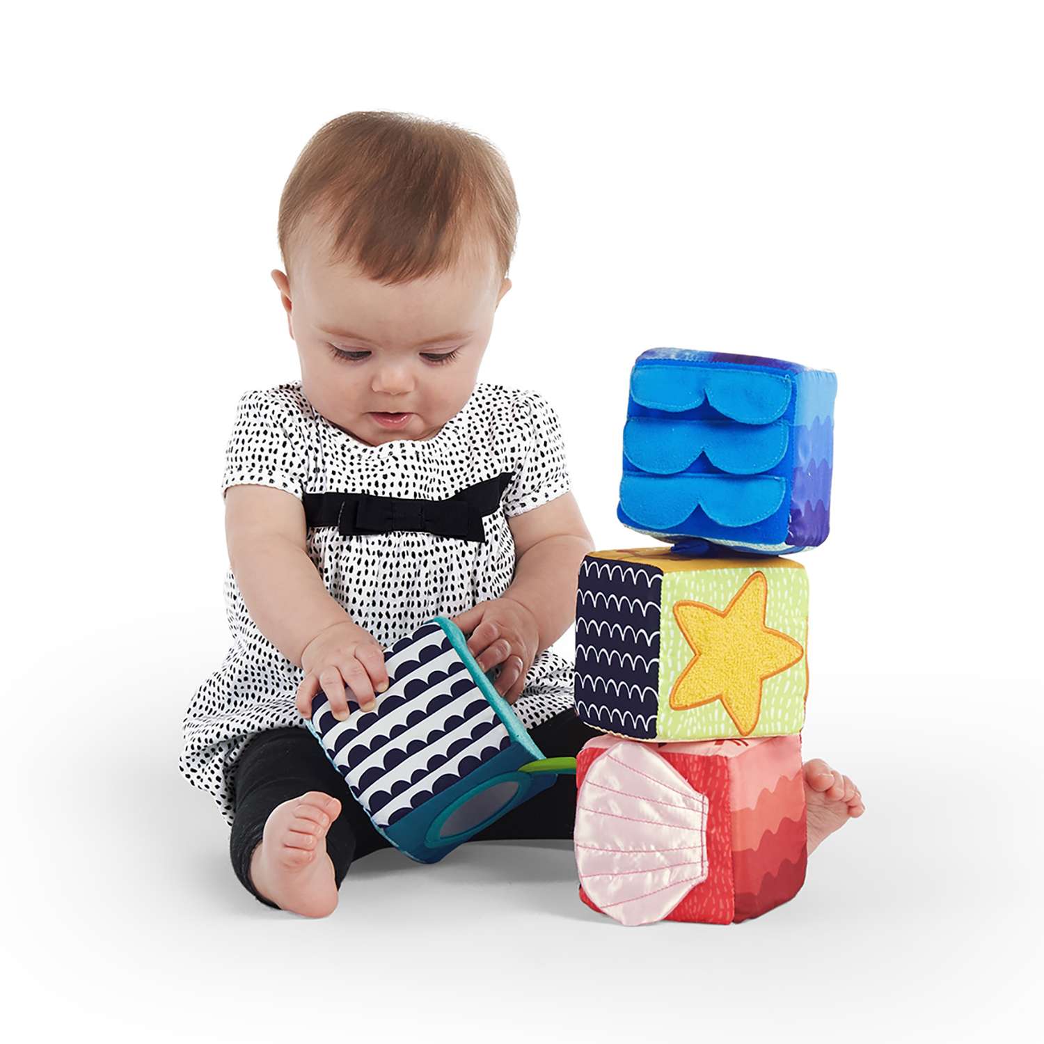 Игрушка развивающая Baby Einstein Мягкие кубики 90629BE - фото 5