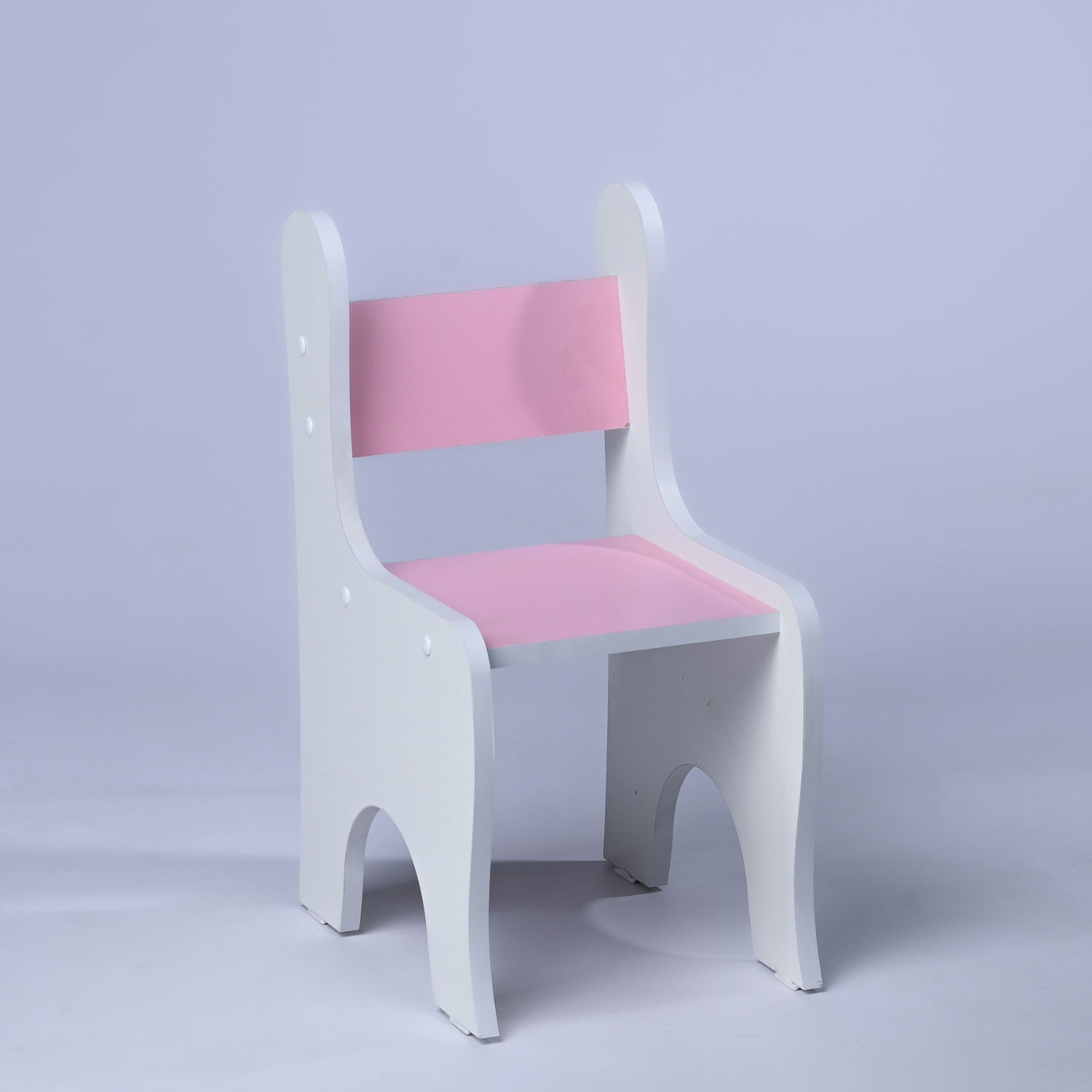 Набор мебели Sitstep Туалетный столик с зеркалом и стулом розовый - фото 4