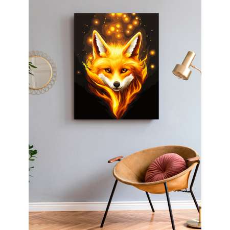 Картина по номерам Art on Canvas AC100 Взгляд лисы