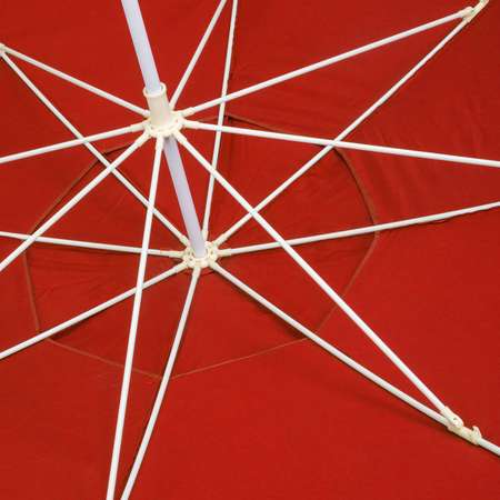 Зонт пляжный BABY STYLE большой от солнца садовый дачный с клапаном 3.3м красный