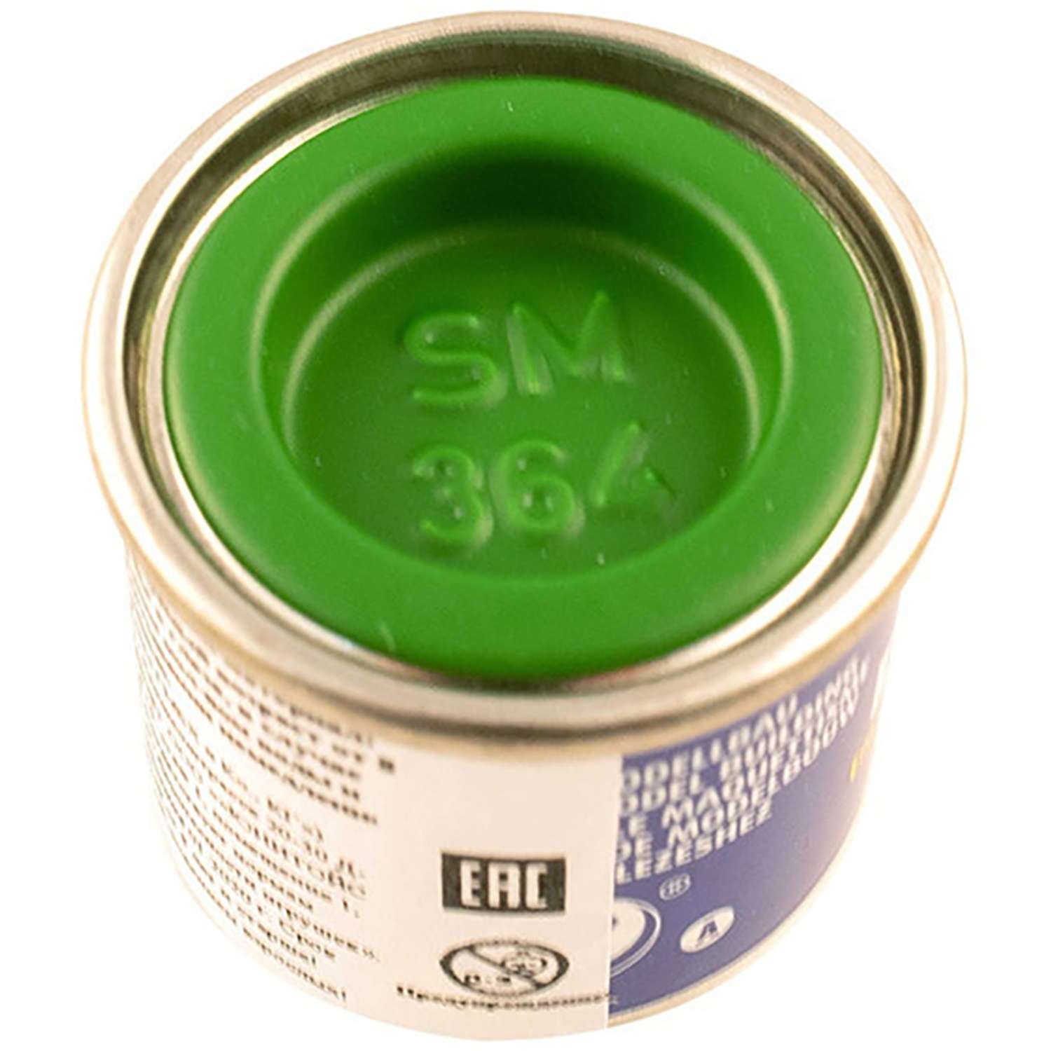 Краска Revell лиственно-зеленая. РАЛ 6001 шелково-матовая 32364 - фото 2