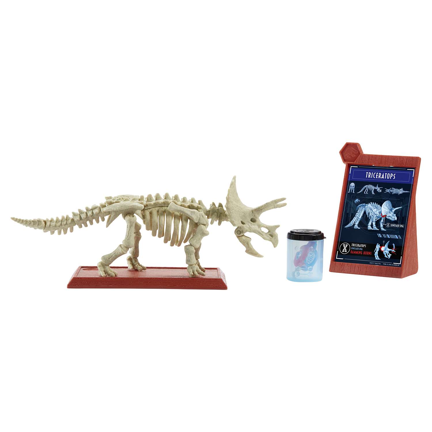 Набор Jurassic World Скелет базовый Трицератопс FTF09 - фото 1
