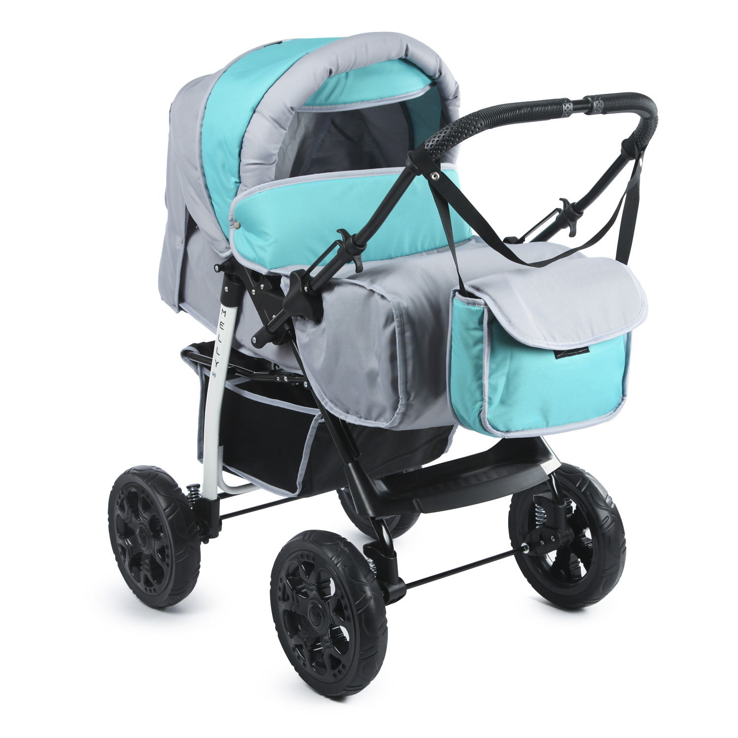 Коляска трансформер Babyton Melly Blue - фото 2