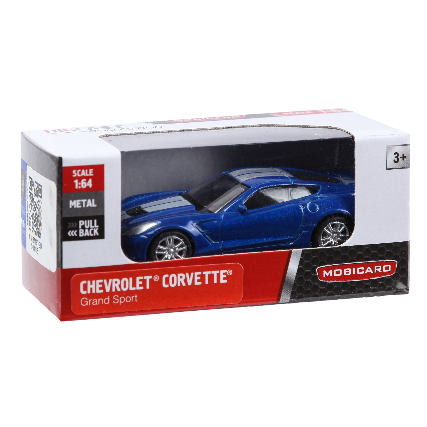 Машинка Mobicaro 1:64 Chevrolet Corvette Grand Sport Special Edition в  ассортименте купить по цене 199 ₽ в интернет-магазине Детский мир