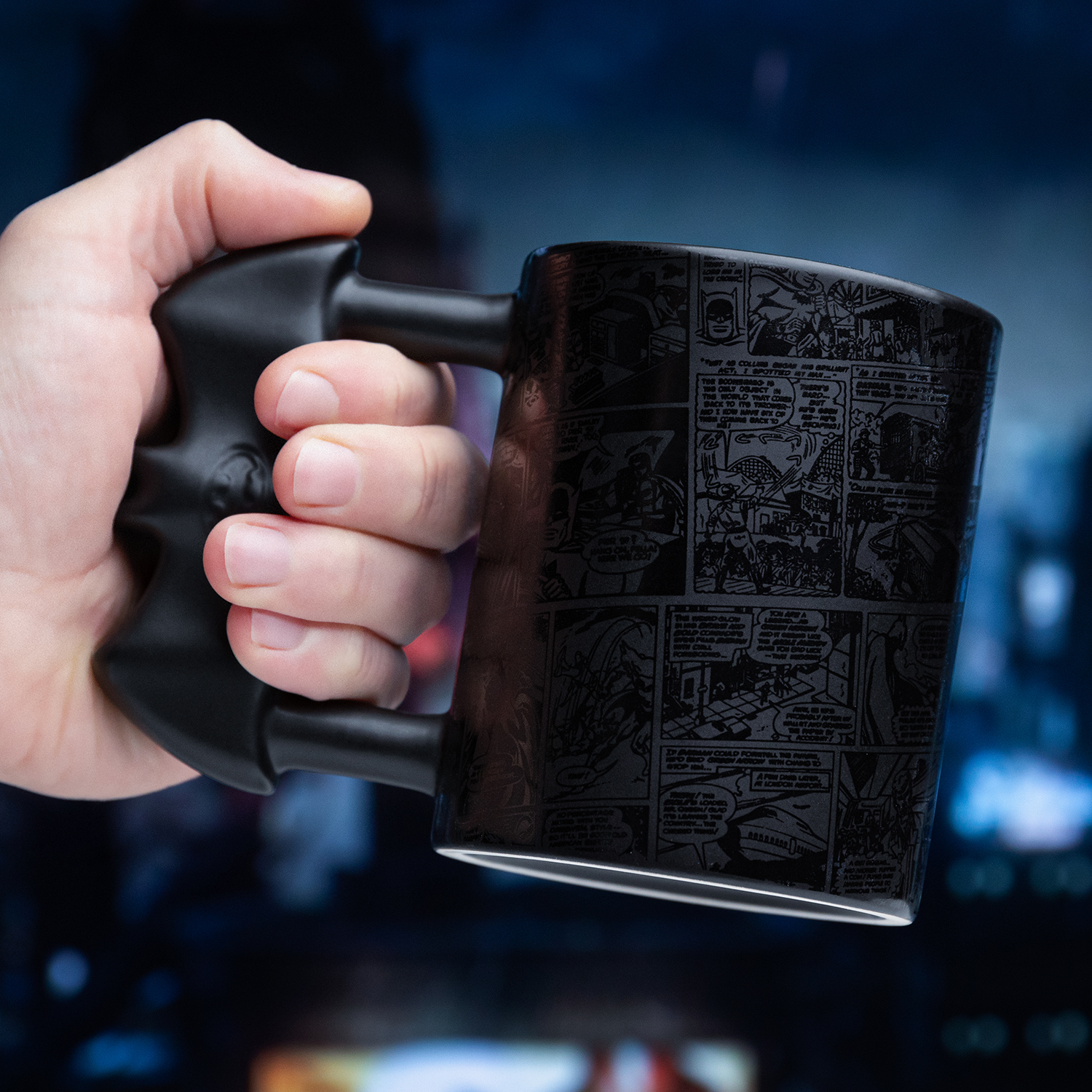 Кружка PALADONE DC Batman Batarang Shaped Mug 330ML PP8053BM - фото 6