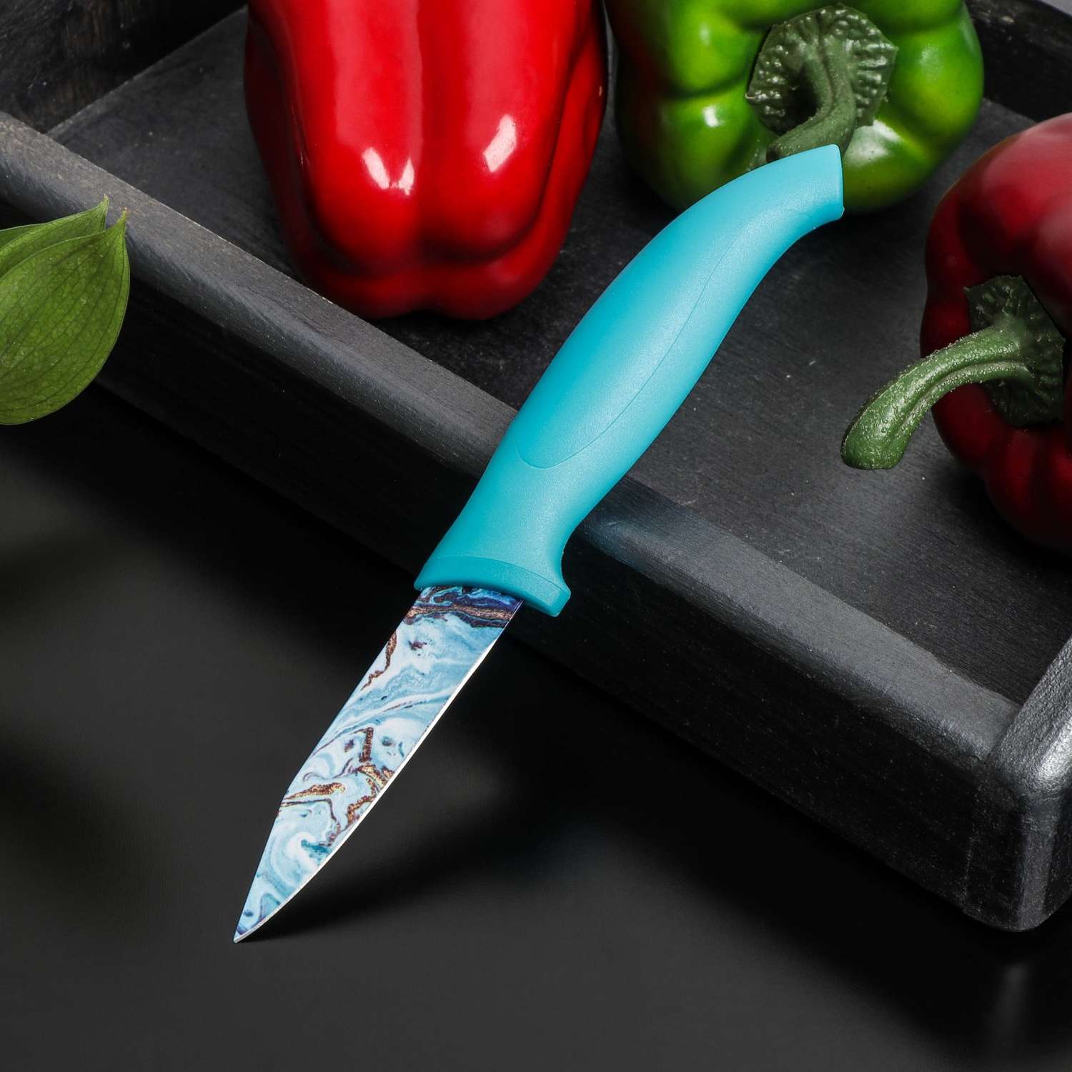 Нож Доляна с антиналипающим покрытием Эпоксид овощной - фото 1