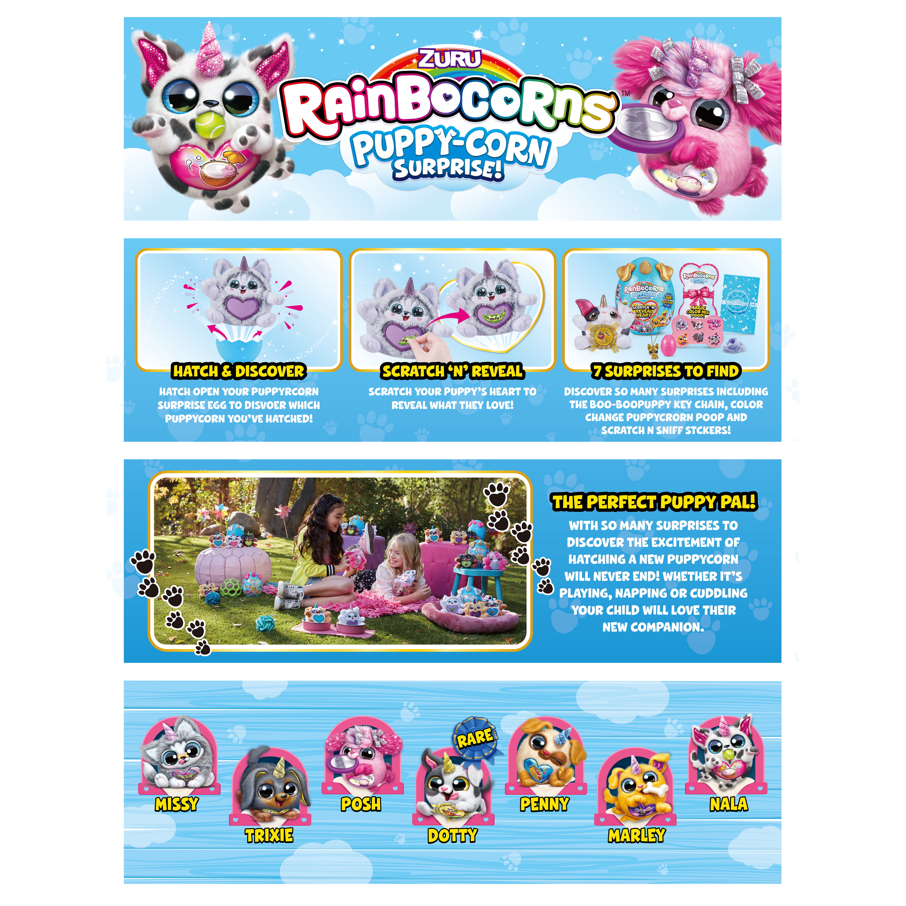 Игрушка Rainbocorns Rainbocorns Puppy-corn surprise S3 в непрозрачной упаковке (Сюрприз) 9237SQ1 - фото 33