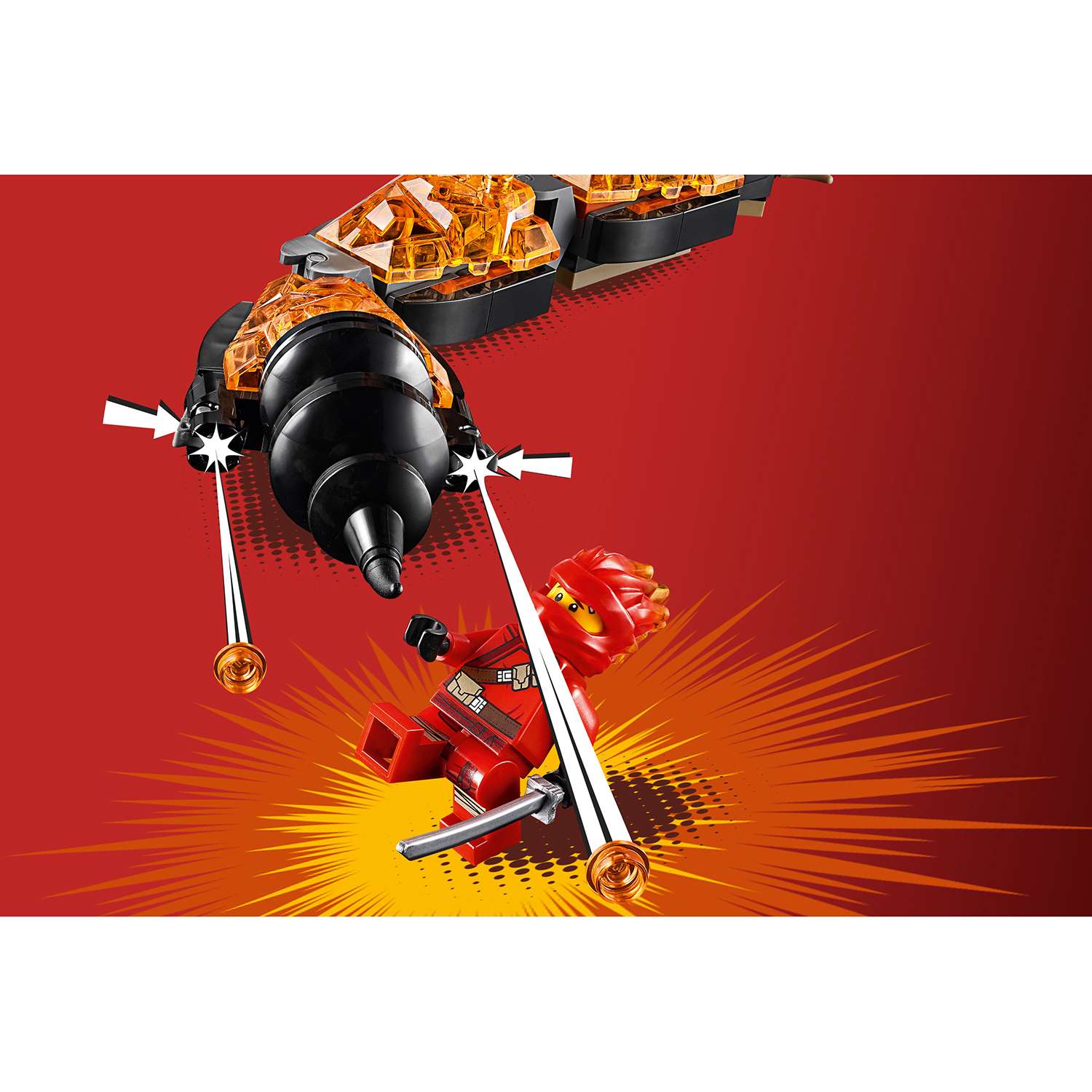 Конструктор LEGO Ninjago Огненный кинжал 70674 - фото 11