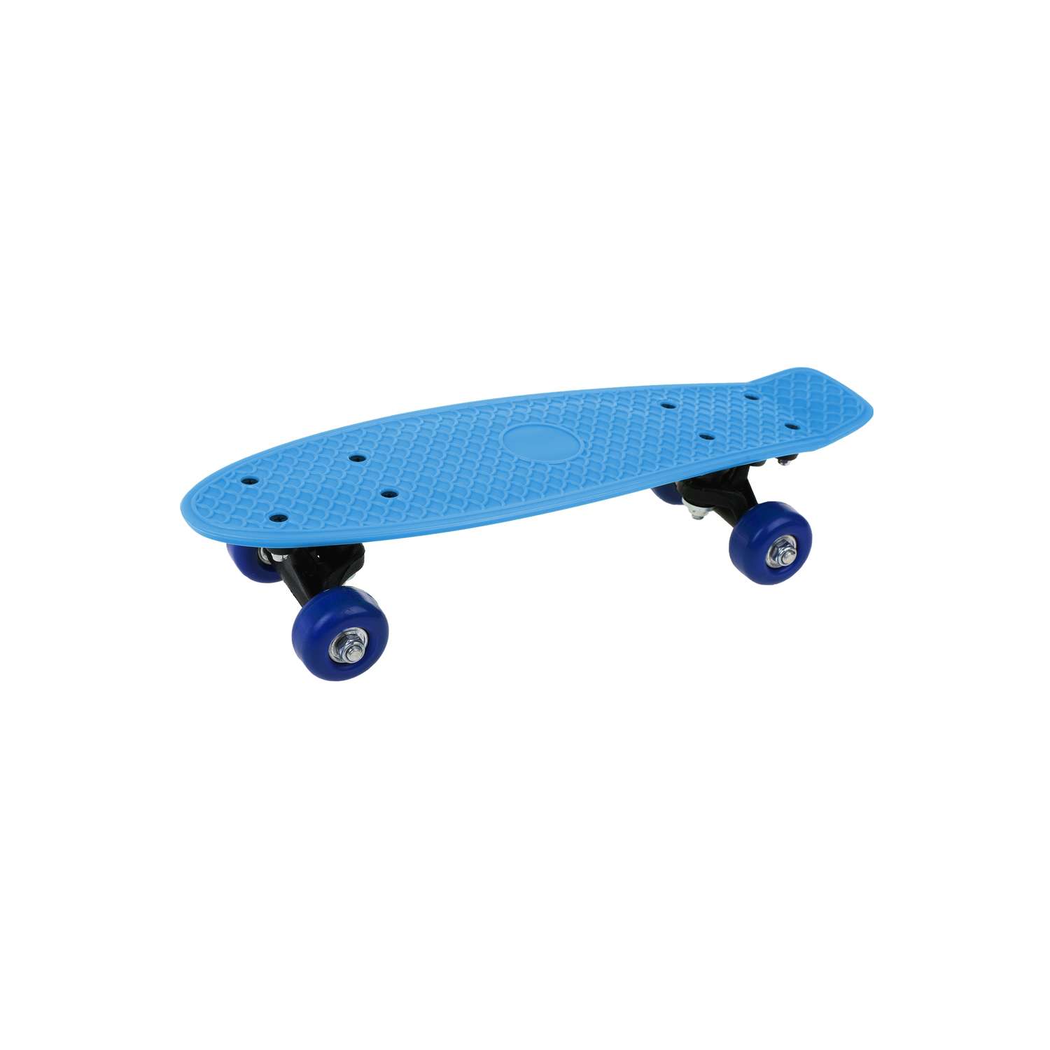 Скейтборд Наша Игрушка пенниборд 41х12 см колеса PVC крепления пластик голубой - фото 5