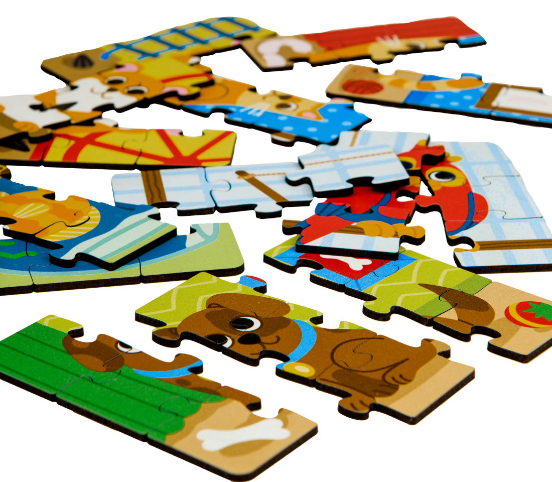 Пазл фигурный деревянный Active Puzzles Домашние животные - фото 5