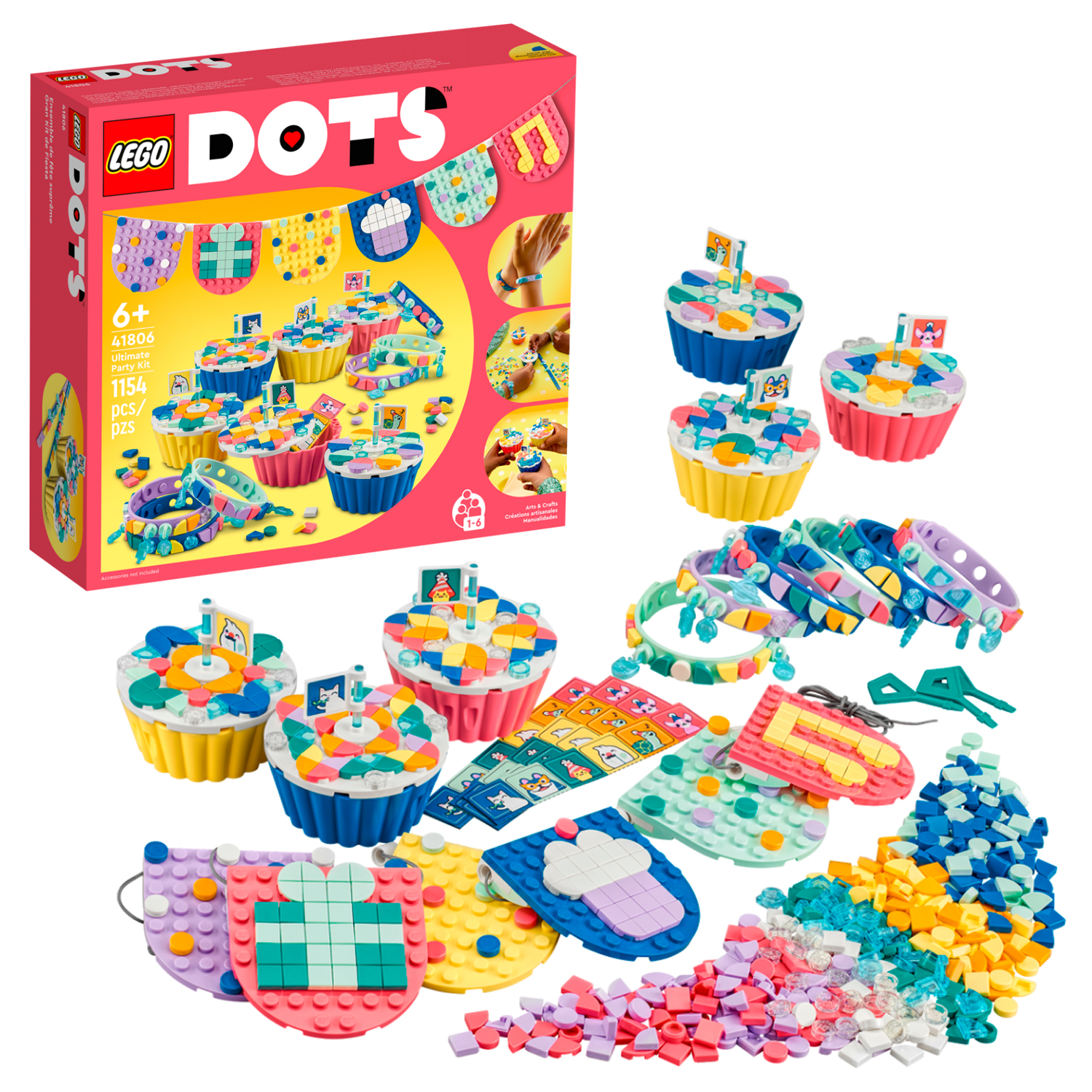 Конструктор LEGO DOTs Набор для супервечеринки (41806)