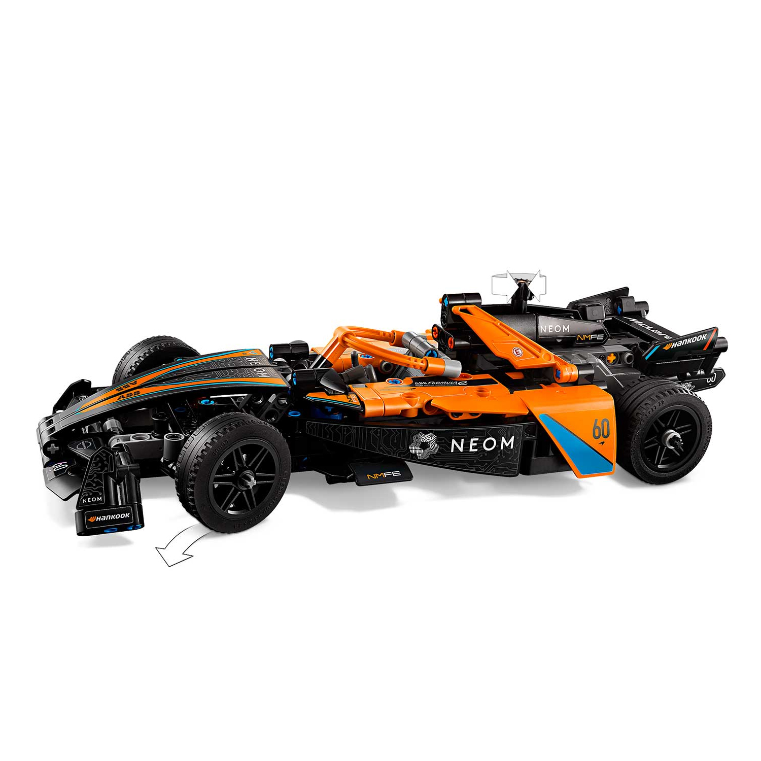 Конструктор детский LEGO Technic Автомобиль NEOM Formula E Pull-Back - фото 5