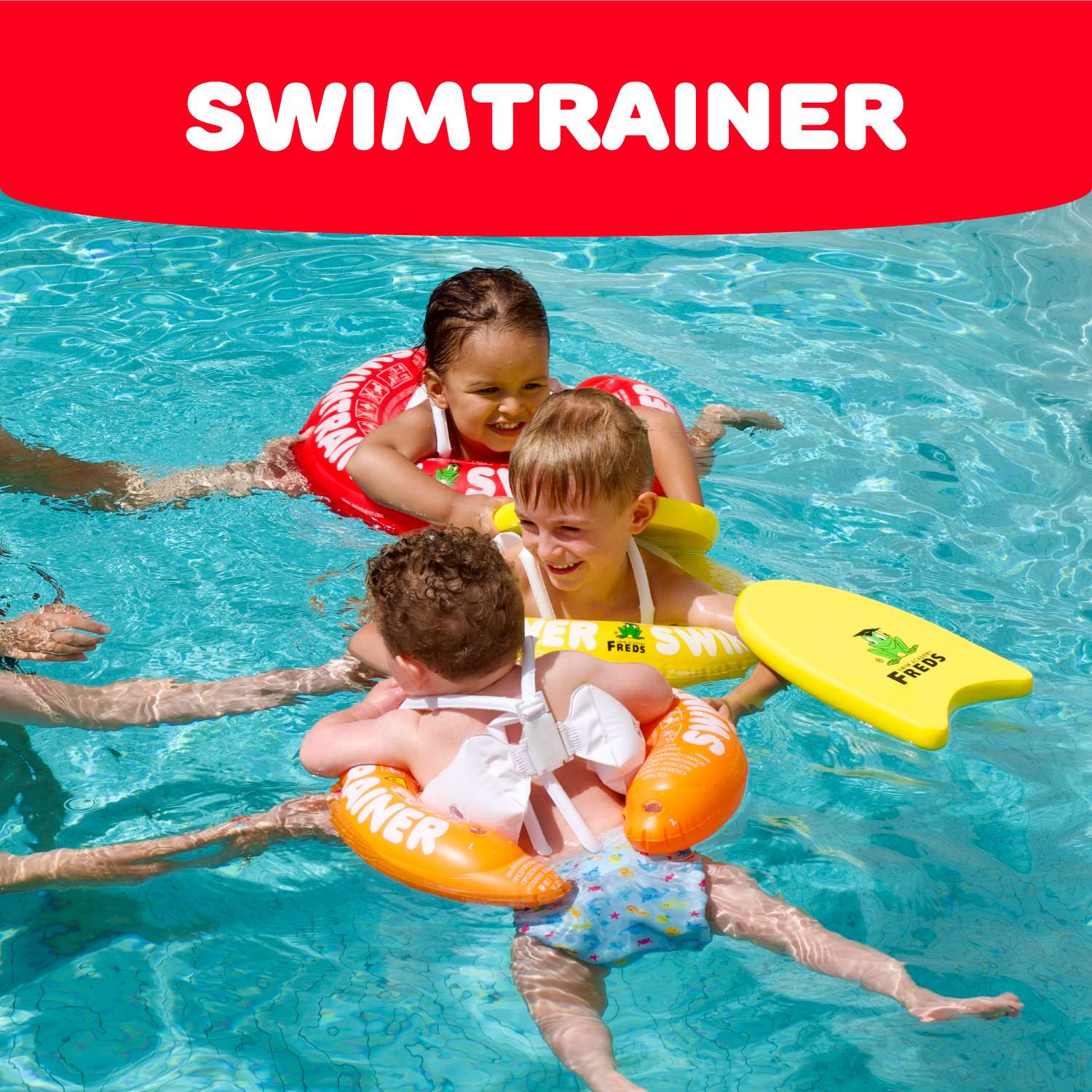 Круг надувной Freds Swim Academy Swimtrainer «Сlassic» для обучения плаванию (3 мес-4 года) Красный - фото 9