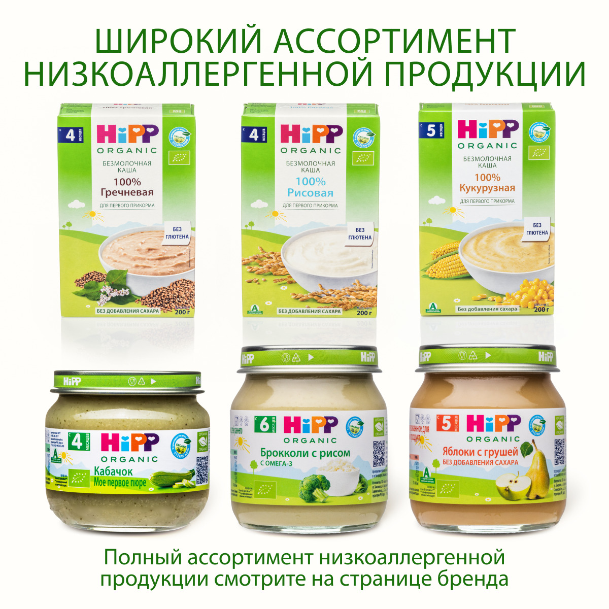 Пюре Hipp цветная капуста 80г с 4месяцев - фото 13