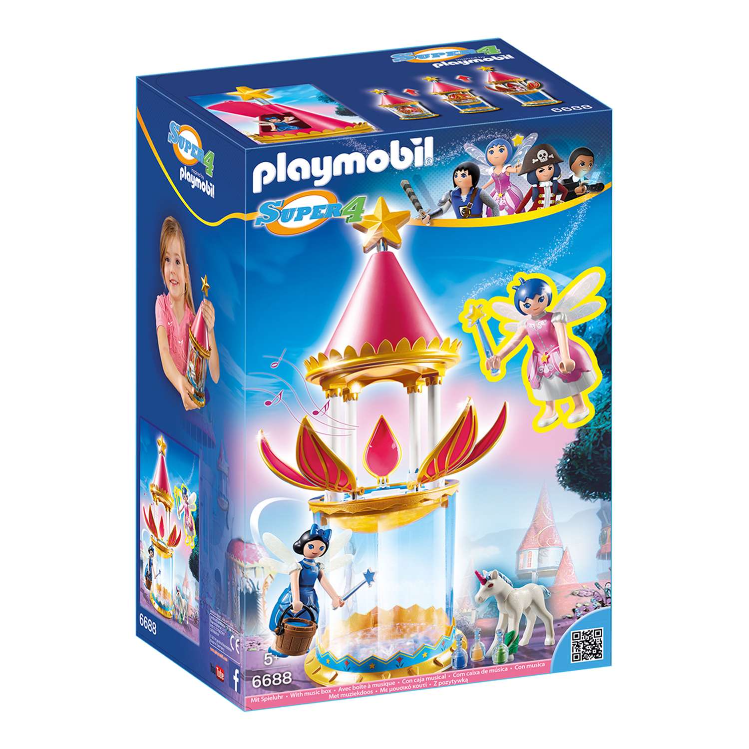 Конструктор блочный Playmobil Super 4 Музыкальные Цветочная Башня с Твинкл 6688pm - фото 2