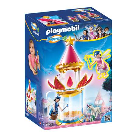 Конструктор блочный Playmobil Super 4 Музыкальные Цветочная Башня с Твинкл 6688pm